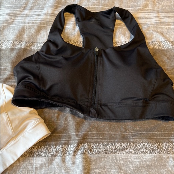 Tek Gear White and Black Sports Bras - Picture 3 of 6